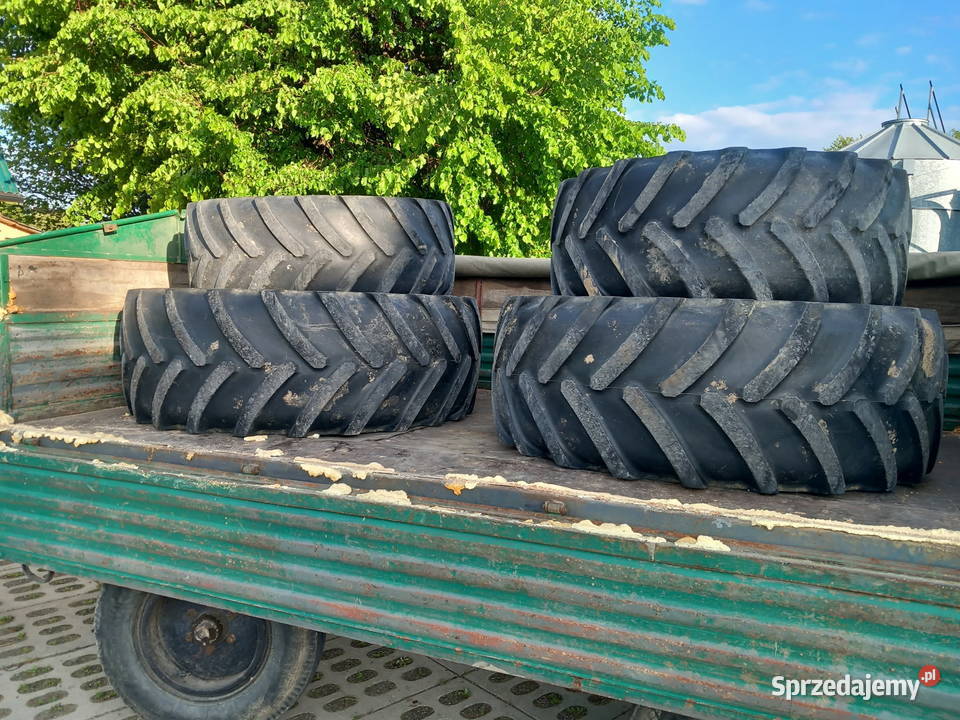 Komplet opon do ciągnika michelin Rolnictwo lubelskie Bychawa