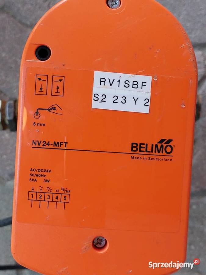 Zawór trójdrogowy Siemens z siłownikiem BELIMO Mała Wieś