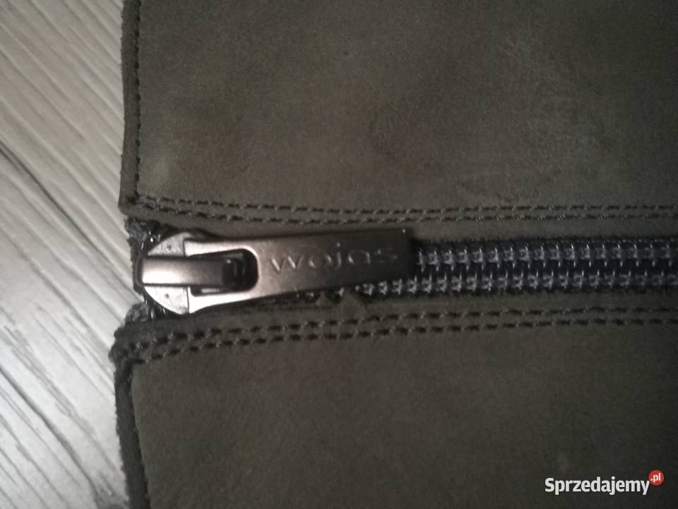 Damskie skórzane botki na słupku WOJAS podkarpackie Dębica