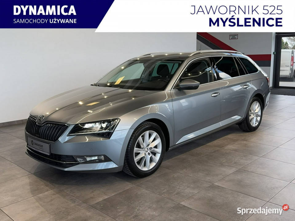 koda Superb Combi Ambition 18TSI 180 M6 2018 r elektrochrom. lusterko wst. Myślenice