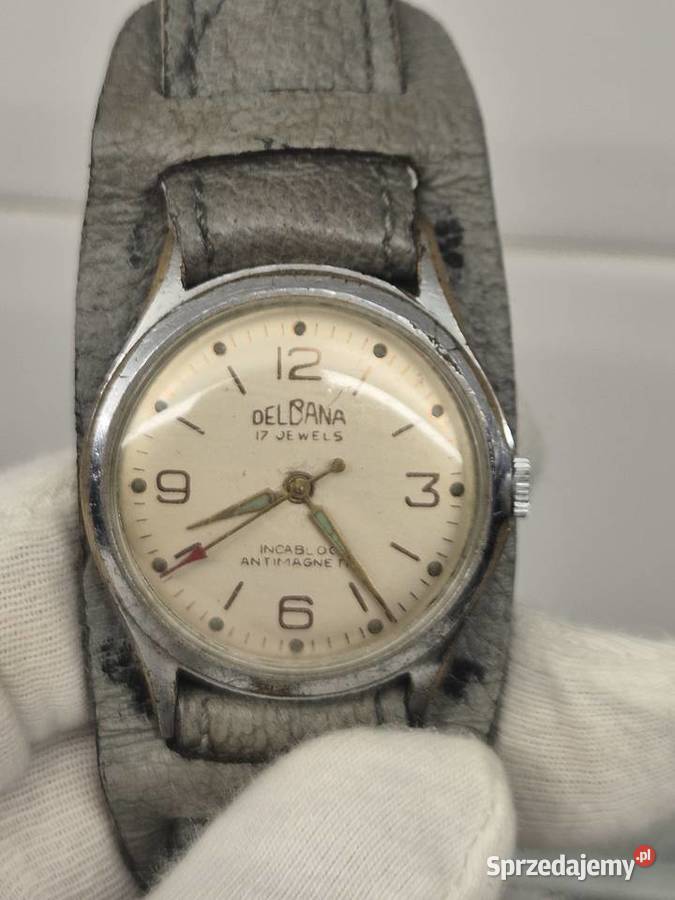Zegarek Delbana vintage Swiss Chorzów