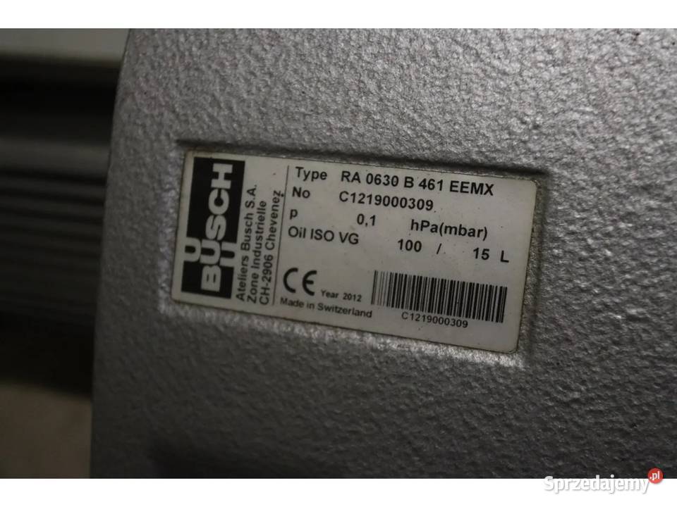 Busch R5 RA0630 B Pompa próżniowa wielkopolskie Krotoszyn