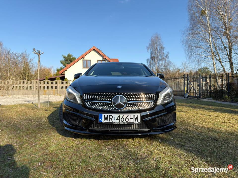 Mercedes A klasa w176 AMG pakiet serwisowany w ASO Samochody osobowe mazowieckie