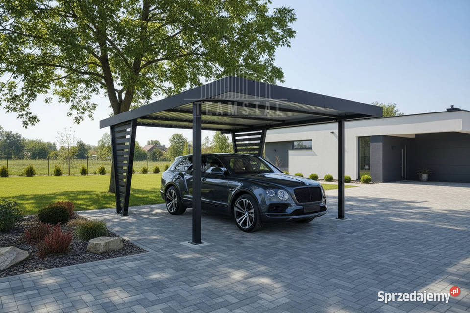 Carport V PREMIUM 4x5m Wypełnienie panelami Bartoszyce