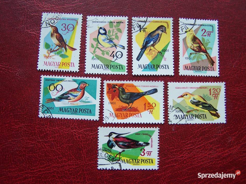 Węgry 1961 CTO Fauna Ptaki Tychy