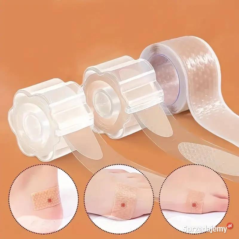 Żelowe Przeźroczyste Plastry Na Pięty Na Rolce Płock