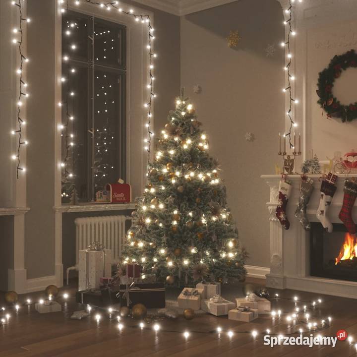 vidaXL Sznur 2000 lampek LED do wewnątrz i na sprzedam