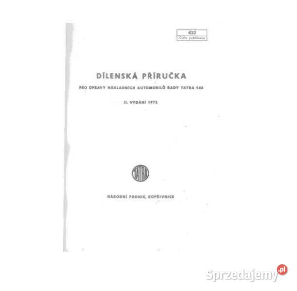 TATRA T148 instrukcja napraw katalog części Pozostałe Kielce sprzedam