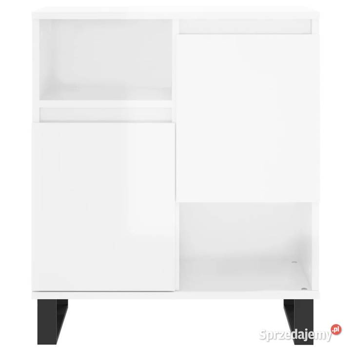 Komoda biała z połyskiem 60x35x70 materiał Warszawa sprzedam
