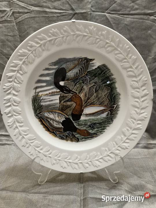 Talerz obiadowy burda America ilustra AUDUBONA lubelskie Zamość