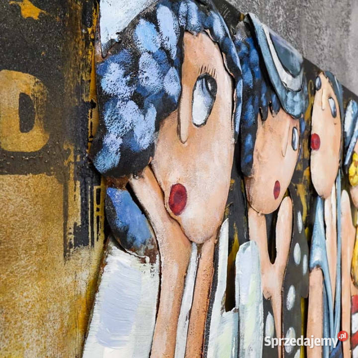 Obraz metalowy 3D LOFT ARTWORK 140x70 Chmielnik