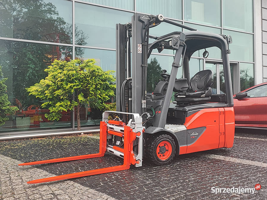 Wózek widłowy elektryczny Linde E1602 16 t Linde Kęty sprzedam