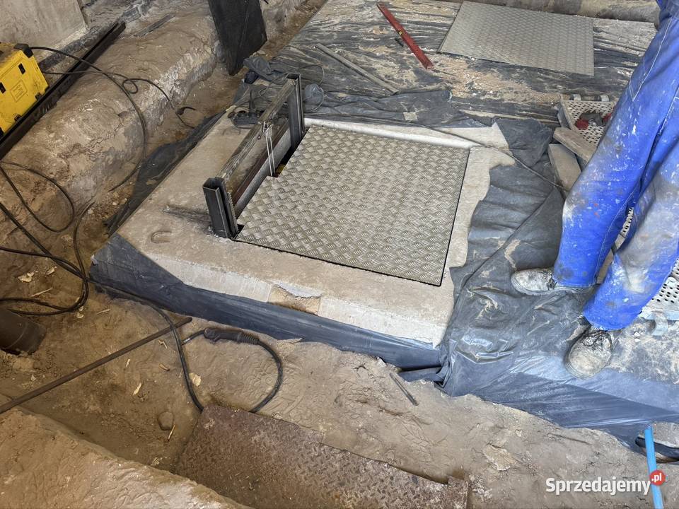 Winda towarowa samoróbka do piwnicy betonowej sprzedam
