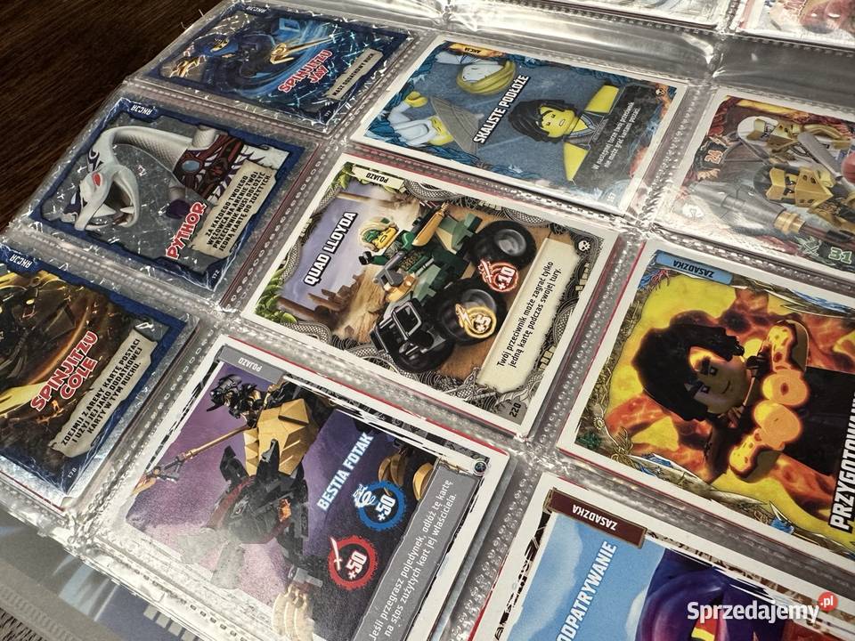 Komplet 302 Kart LEGO Ninjago Wszystkie Serie Oleśnica