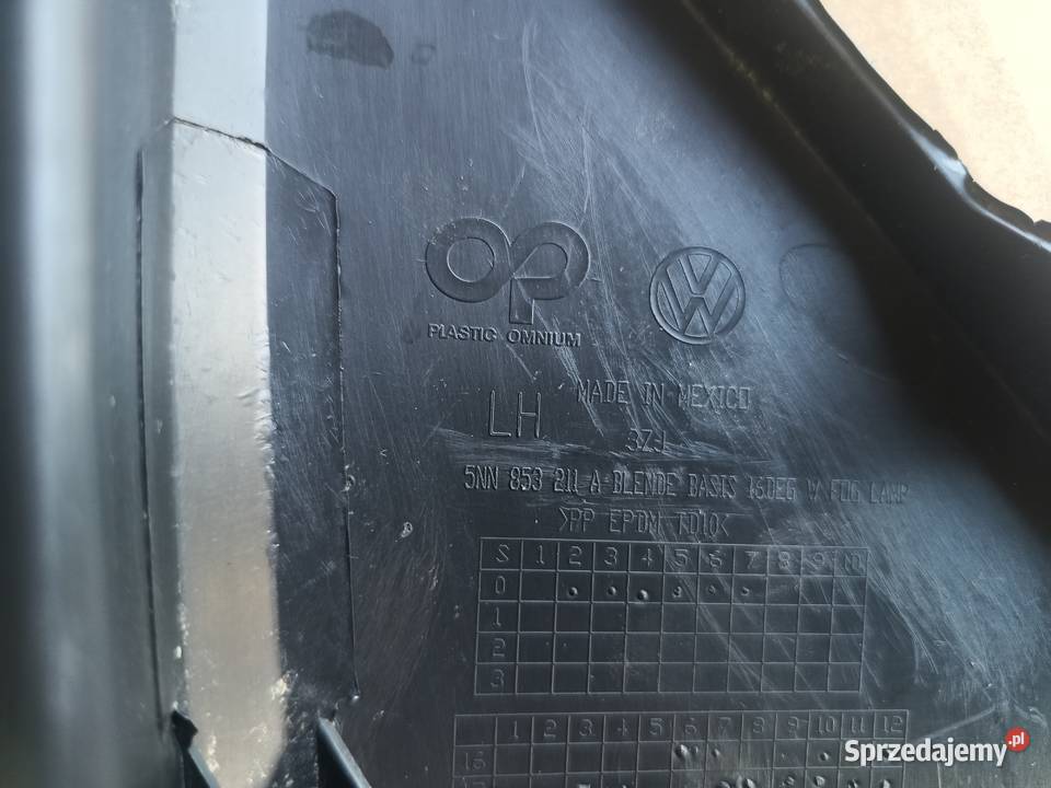 VW TIGUAN MK2 Zderzak przedni lewy 5NN853211A LH Banino