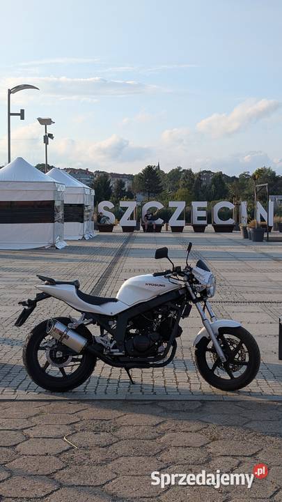 Hyosung GT125 Comet Naked biały kategoria B A1 Szczecin