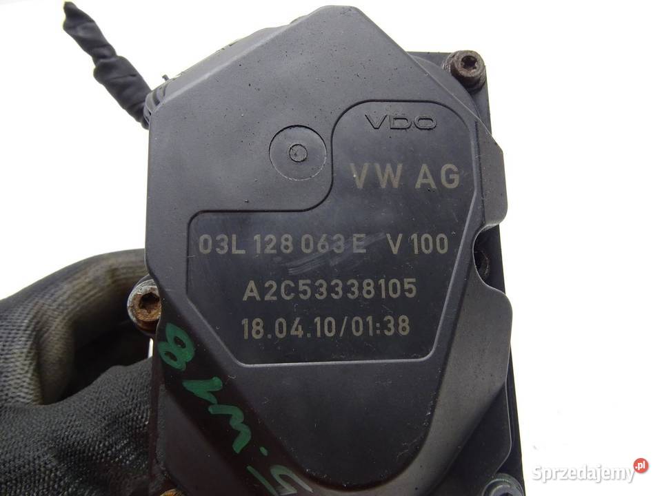 PRZEPUSTNICA POWIETRZA 03L128063E 20 TDI AUDI A3