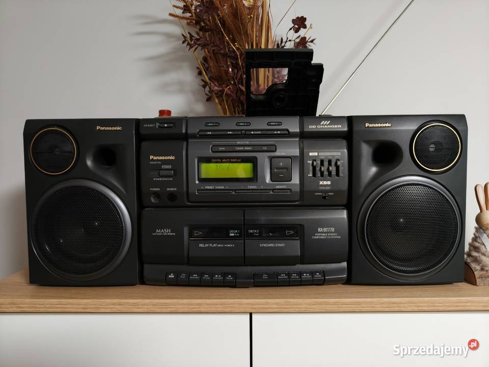Panasonic RXDT770 100 sprawny CD 2x kaseta FM Gdańsk