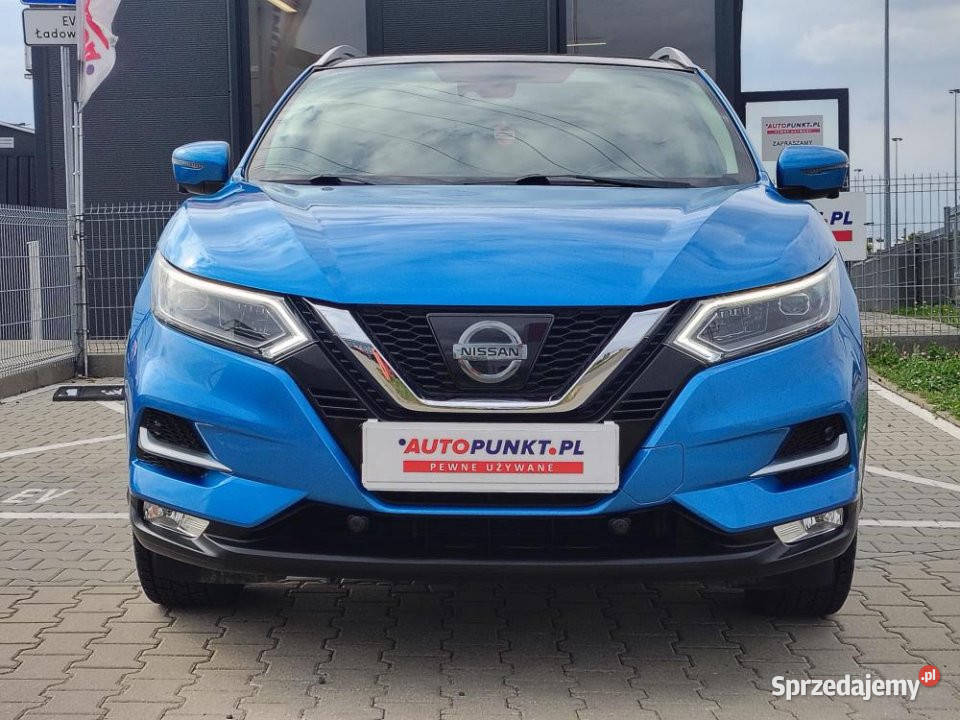 NISSAN Qashqai 2017r Szklany dach Salon Kamera 162612km