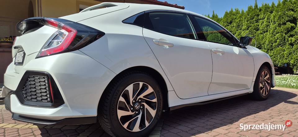 HONDA CIVIC X 10 TURBO 2017r STAN IDEALNY BIAŁA Jarosław