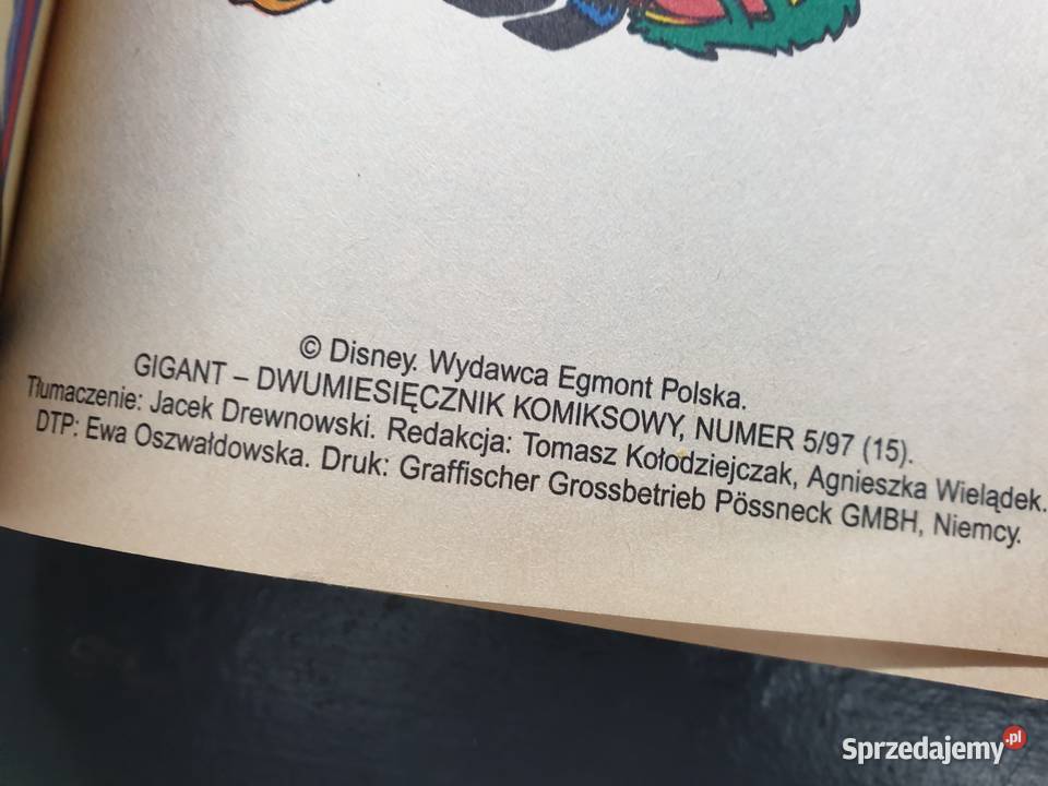 Komiks Gigant 597 druga seria pomorskie Gdynia