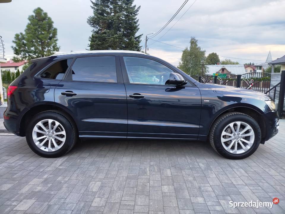 AUDI Q5 20TDI 190 2xSLINE panorama skóra navi immobilizer Q5 Grabownica Starzeńska