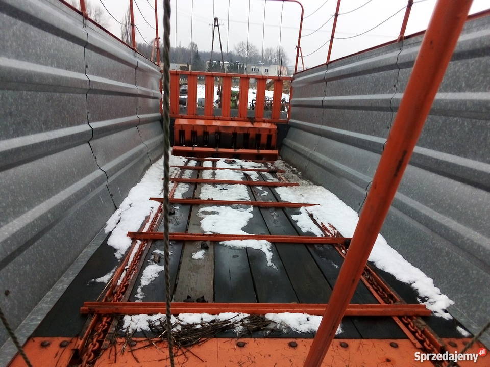 Przyczepa samozbierająca T124 nieuszkodzony wielkopolskie Sadlno