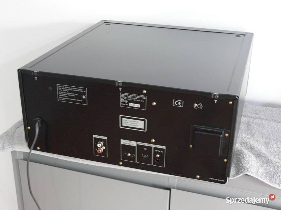 Zmieniarka na 200 CD Sony CDPCX220 TEXT sprawna Jasło