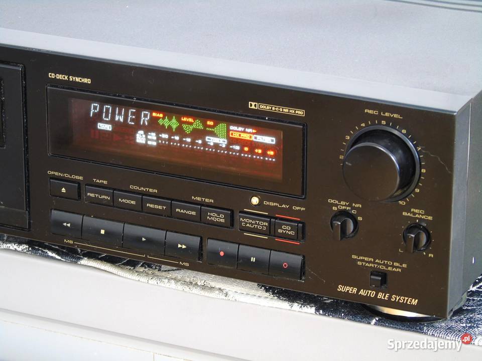 Magnetofon kasetowy Pioneer CTS810S 3 głowice Jasło