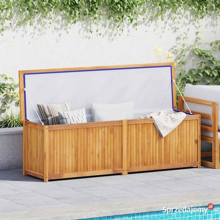 vidaXL Skrzynia ogrodowa 175x50x55 lite drewno Skrzynie ogrodowe mazowieckie Warszawa