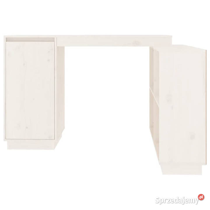 Biurko białe 110x50x75 lite drewno sosnowe mazowieckie Warszawa