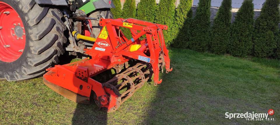 Brona aktywna wirnikowa Kuhn HRB 302 z Niemiec Moskorzew