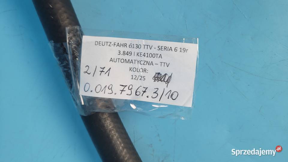 DEUTZFAHR 6130 TTV PRZEWÓD WĄŻ HYDRAULICZNY Kolno