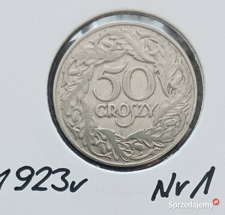 50 Groszy 1923 r 1 ładne Konin sprzedam