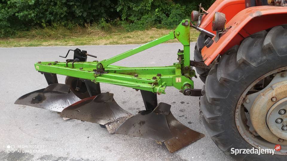 Pług duży 3skibowy na wysokiej słupicy Grudziądz nieuszkodzony Pługi małopolskie Nieczajna Górna