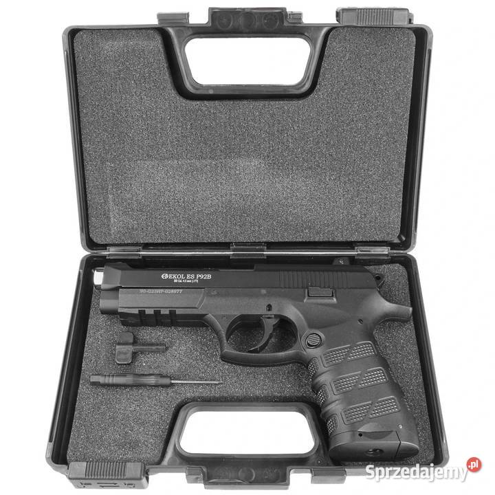 Pistolet wiatrówka Voltran Ekol ES P92B Black 45 Warszawa