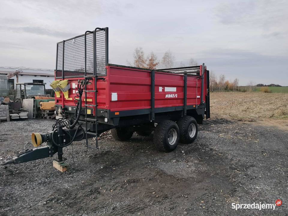 Rozrzutnik obornika metal fach tandem 6 ton Rolnictwo wielkopolskie Śmigiel