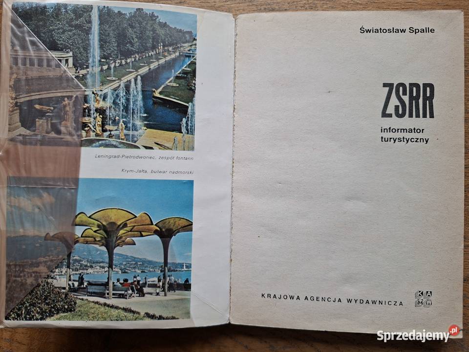 ZSRR Informator Turystyczny KAW miękka małopolskie Kraków