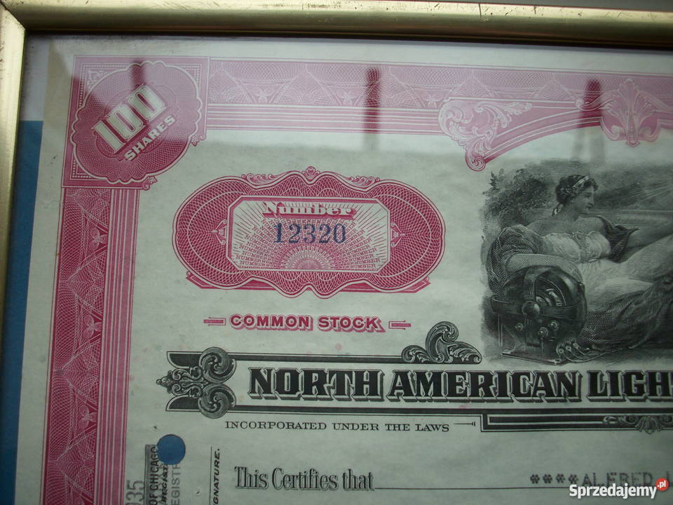 RarytasOryginalne Akcje z 1935 rokuWall Barlinek