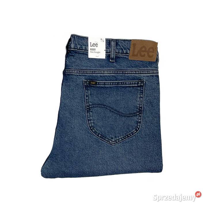 Spodnie męskie jeansy Lee Rider Blue Abbys W38 Katowice