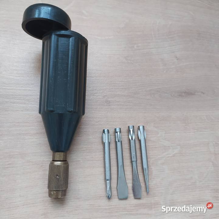 Wkrętaki z wymiennymi końcówkami PRL Warszawa sprzedam