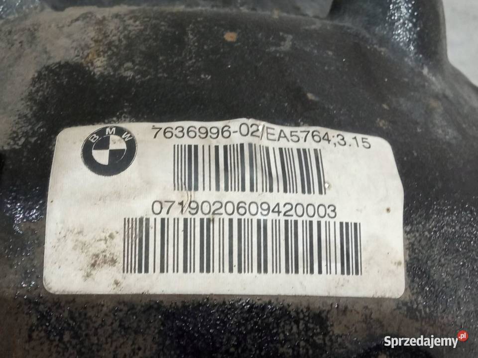 DYFERENCJAŁ MOST TYŁ 30 D 312 315 7636996 Bmw X6 sprzedam