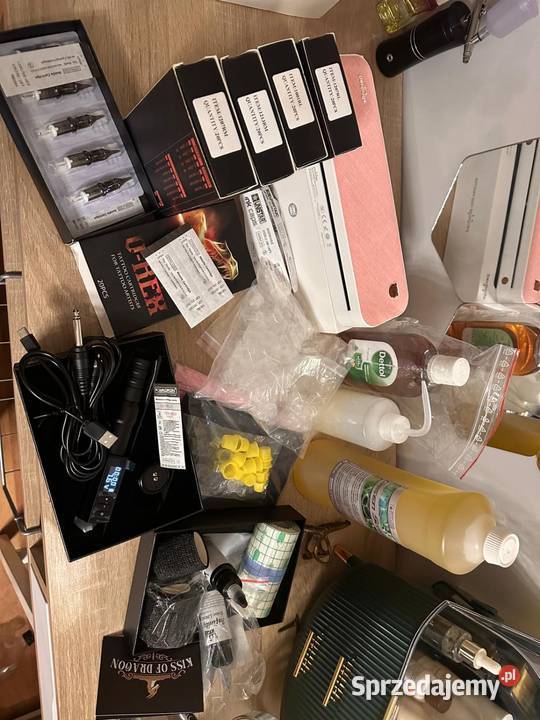 Maszynka do tatuażu drukarka komplet Dębno