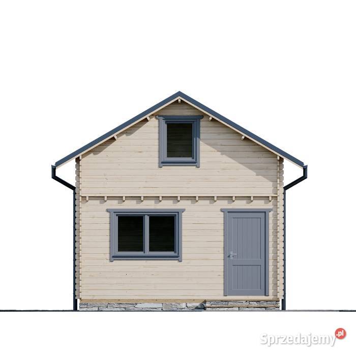 Drewniany domek letniskowy Jan II zabudowany 65 Mrągowo