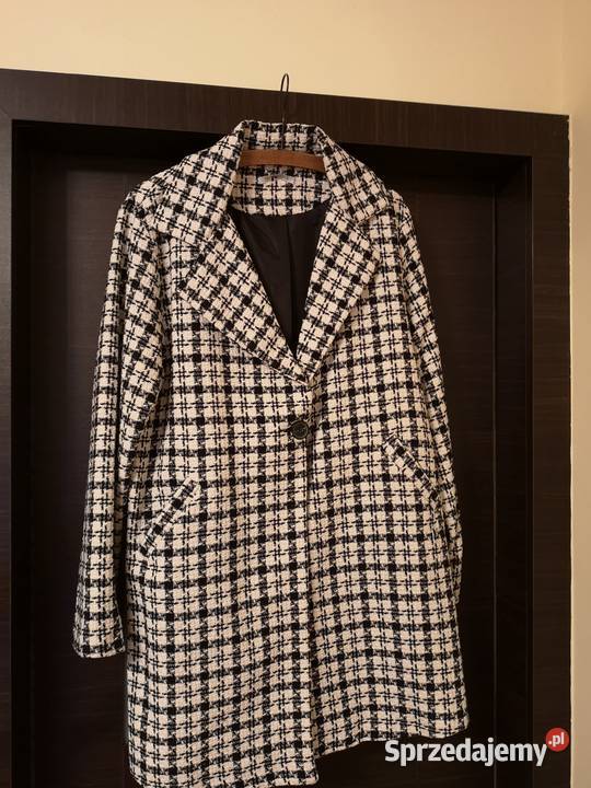 Płaszcz pepitka łódzkie Łódź