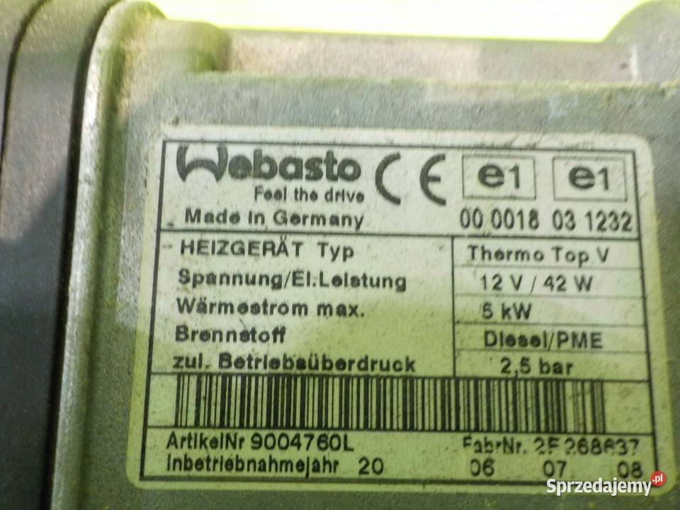 LAND ROVER DISCOVERY III 3 27 TD V6 06r webasto Suków