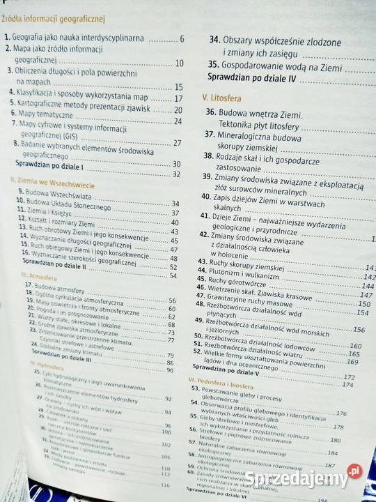 Repetytorium maturalne geografia Warszawa sprzedam
