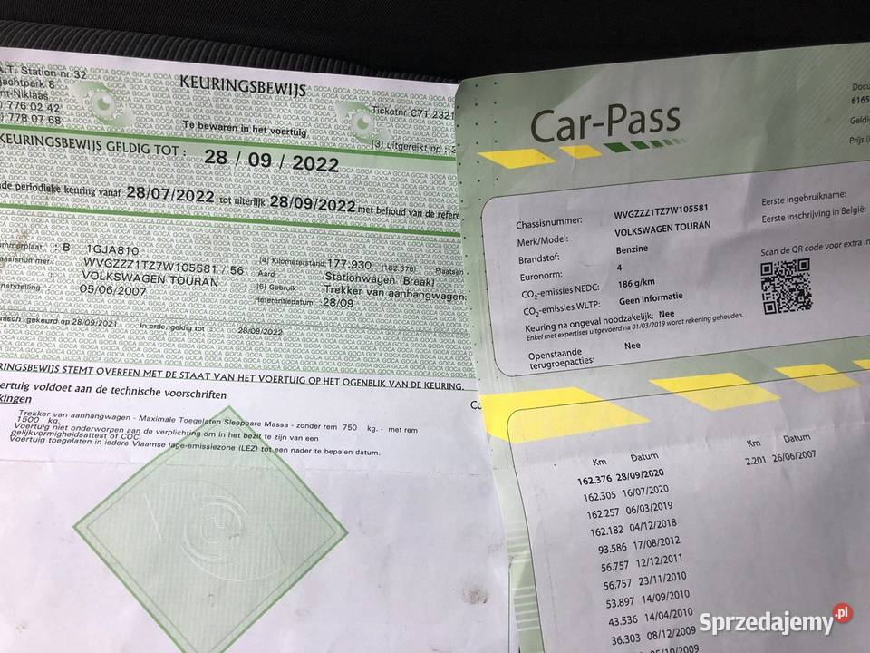 2007 Volkswagen touran lift nowy rozrząd serwis 194000km Płock sprzedam