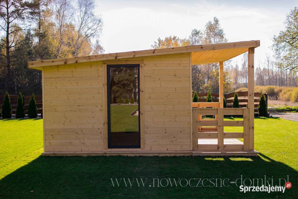 Drewniany domek do 35m2 Ibiza 3 wym 4x4m Bydgoszcz sprzedam