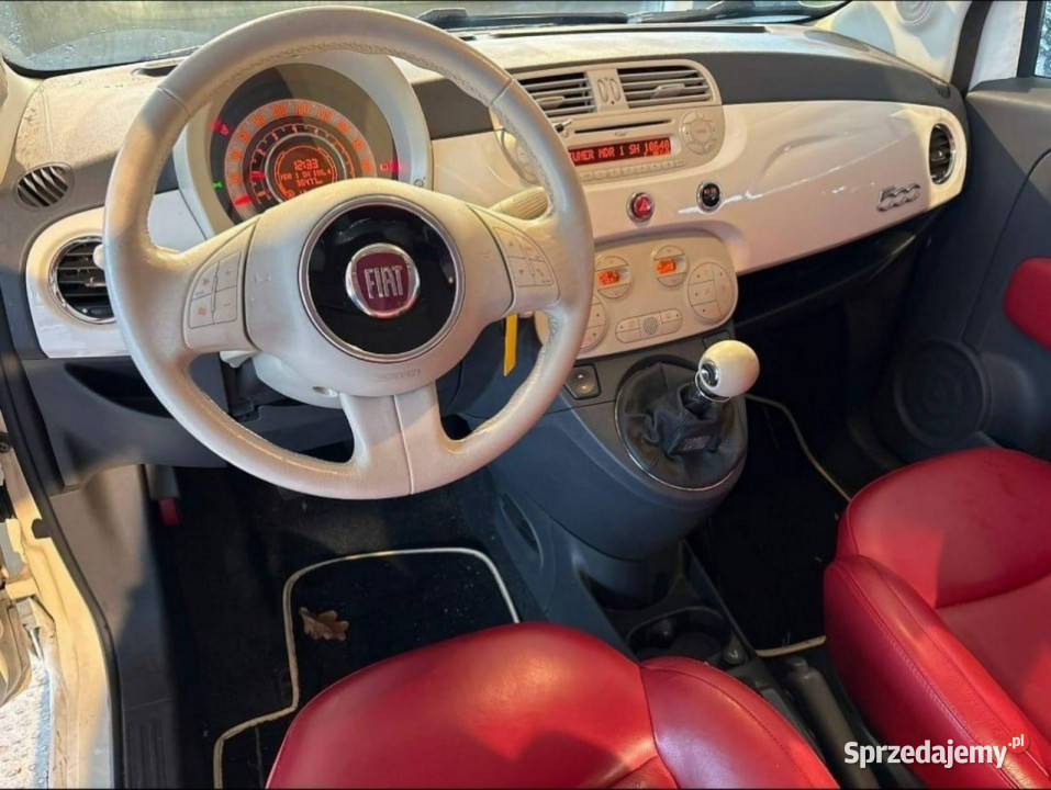 Fiat 500 Bezwypadkowy Super Stan I 2007 1242cm3 Rzeszów